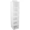 ORDINETT pakabinama organizatorė su 6 lentynomis 30x30x120cm medvilnė pilka