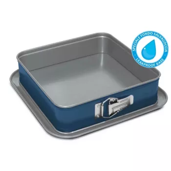 GUARDINI XBake kvadratinė kepimo forma 24x24x7 cm, neprideganti anglinio plieno, antracito pilka
