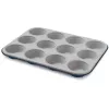 GUARDINI XBake 12 vietų keksiukų forma 27 x 35 x 3 cm, antracito spalvos, su dvigubu nepridegančiu sluoksniu