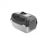 STEFANPLAST Gulliver 3 transportavimo narvas su plastikinėmis durelėmis 61x40x38 cm, tamsiai pilkas/šviesiai pilkas