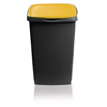 GIOSTYLE Eco Solution 45L atliekų konteineris tamsiai pilkas/geltonas