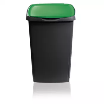 GIOSTYLE Eco Solution 45L atliekų konteineris 37x36x53,5cm tamsiai pilkas/žalias