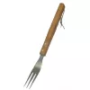 ASI COLLECTION Barbecue Fork 45 cm nerūdijančio plieno su medine rankena