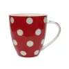 ASI COLLECTION Dots puodelis 513 ml raudonas su baltais taškeliais