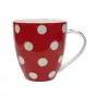 ASI COLLECTION Dots puodelis 513 ml raudonas su baltais taškeliais