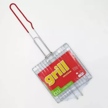 ASI COLLECTION BBQ grotelės 23x22 cm, chromuoto plieno