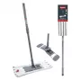 SAUBER grindų šluota 40 cm su teleskopiniu kotu
