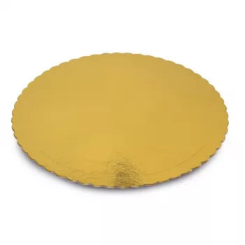 GUARDINI Easy Bake popierinės tortų formelės auksinės 32 cm, 2 vnt.