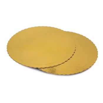 GUARDINI Easy Bake popierinės tortų formelės auksinės 32 cm, 2 vnt.