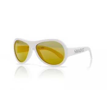 SHADEZ Classic White Teeny vaikiški akiniai nuo saulės, 7-15 metų