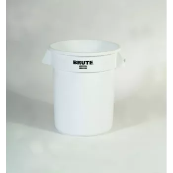 Rubbermaid BRUTE 75,7L baltas apvalus konteineris su ventiliacijos kanalais, be dangčio FG262000WHT
