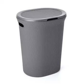 TATAY Skalbinių dėžė Baobab 40L pilka