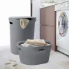 TATAY Skalbinių dėžė Baobab 40L pilka