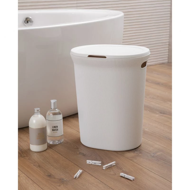 TATAY Baobab 40L skalbinių dėžė, balta
