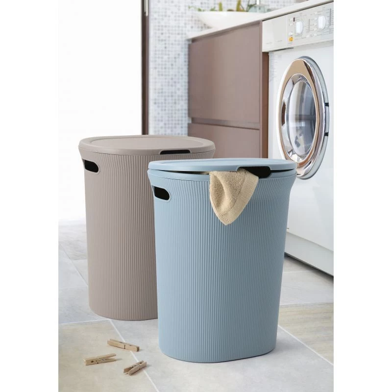 TATAY Skalbinių dėžė Baobab 40L, taupe spalvos