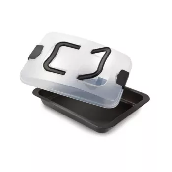GUARDINI Bake Away stačiakampė kepimo forma su nešiojamu dangčiu 32 x 24 x 4.7 cm