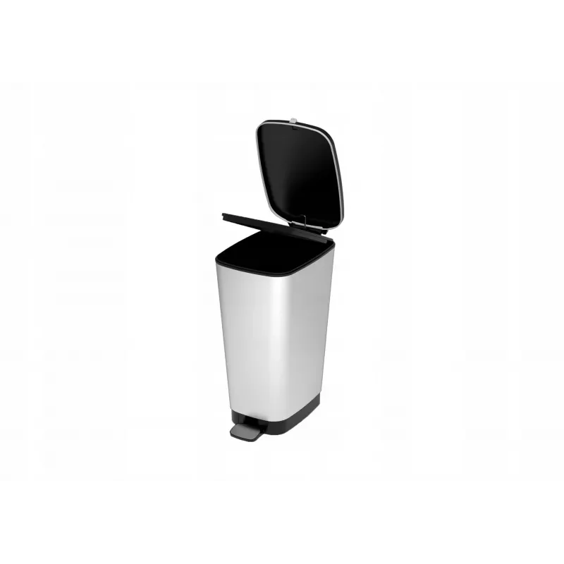 KIS Pedal Bin Metallic Chic šiukšlių dėžė L 45L Steel Grey