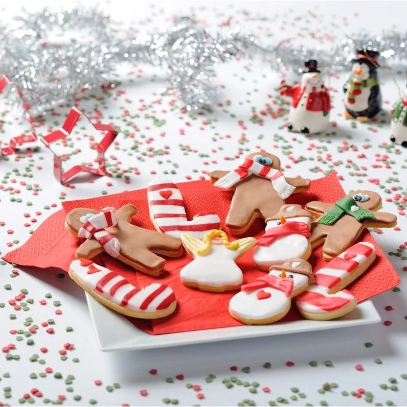 GUARDINI Gingerbread Man pyrago forma 20 x 14,7 cm neprideganti anglinio plieno