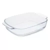 GUARDINI stiklinė kepimo forma stačiakampė borosilikatinis stiklas 34x22,5x6 cm / 2,7 L