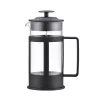 ASI COLLECTION Coffee Press GULFI M 600ml French Press, borosilikatinis stiklas, juoda/sidabrinė