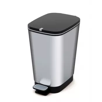 KIS Pedal Bucket Metallic Chic šiukšlių dėžė M 25L plieninė