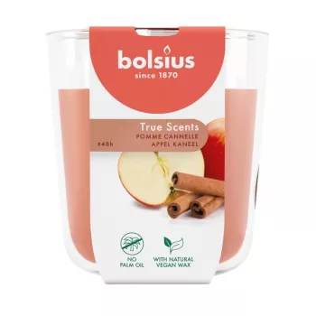 BOLSIUS True Scents kvapni žvakė stiklinėje Apple Cinnamon 97x85mm