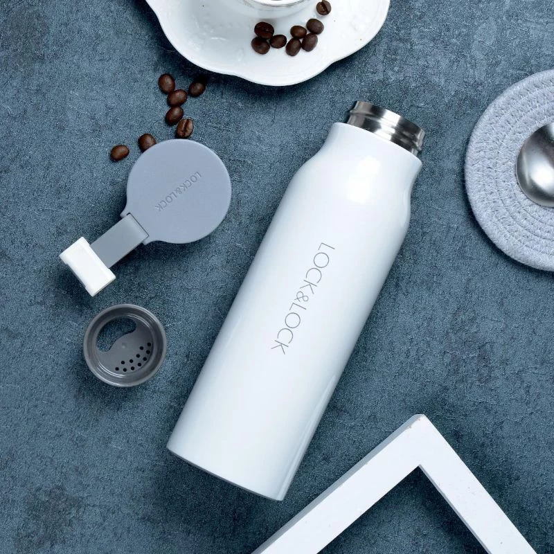 LOCKNLOCK Thermos Cup Name 500ml termosas, baltas