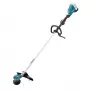 Makita DUR368LZX3 36V (2x18V) bešepetėlis žoliapjovė, 350 mm pjovimo plotis, dviračio tipo rankena, skaidomas kotas, tik įrankis