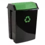 TATAY Baobab 50L žalias pedalų šiukšlių krepšys su lėtai užsidarančiu dangčiu
