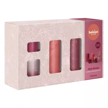 BOLSIUS Gift Set Fruit Splash Pomegranate - rankų prausiklis ir losjonas 2x250ml