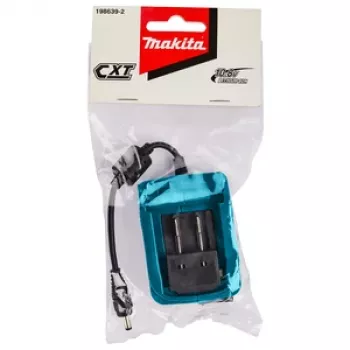 Makita CXT 12V max Li-Ion akumuliatoriaus adapteris su DC 5,5 x 2,1 mm lizdu, 2,2A