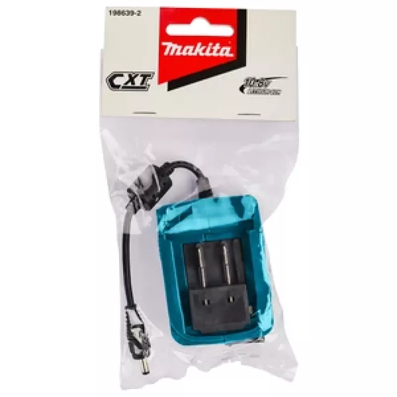 Makita CXT 12V max Li-Ion akumuliatoriaus adapteris su DC 5,5 x 2,1 mm lizdu, 2,2A