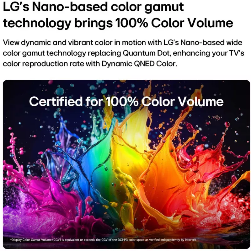 LG 43QNED7EB3C 43 colių QNED 4K UHD išmanusis televizorius su webOS 24 ir AI procesoriumi