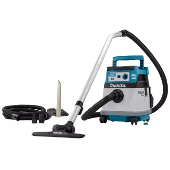 Makita DVC157LZX3 36V LXT bešepetėlis šlapio ir sauso dulkių siurblys 15L L klasės AWS tik korpusas
