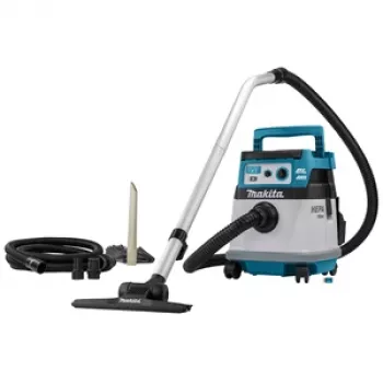 Makita DVC157LZX3 36V LXT bešepetėlis šlapio ir sauso dulkių siurblys 15L L klasės AWS tik korpusas
