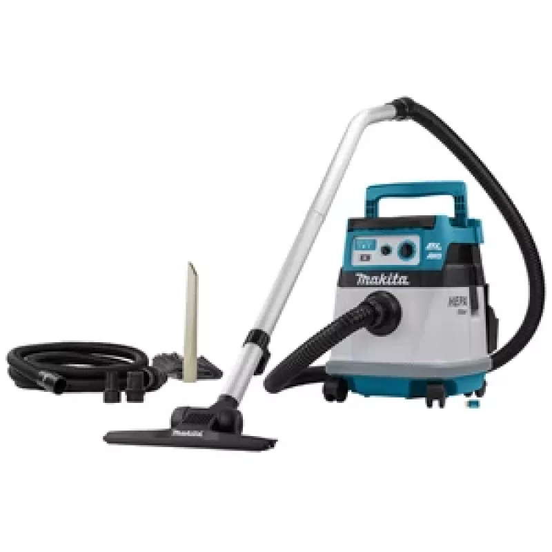 Makita DVC157LZX3 36V LXT bešepetėlis šlapio ir sauso dulkių siurblys 15L L klasės AWS tik korpusas