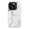 Evelatus Armor dėklas Apple iPhone 15 Pro – TPU+PC hibridinis, marmuro baltas spaudinys