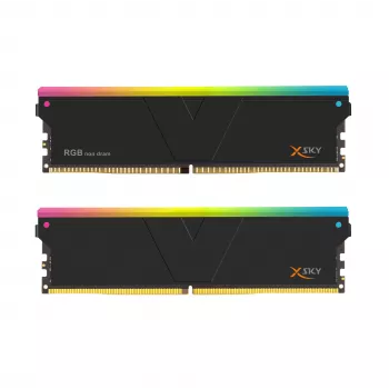 V-Color Manta XSky RGB 16GB DDR5-6000 CL30 EXPO atminties modulis, juodas