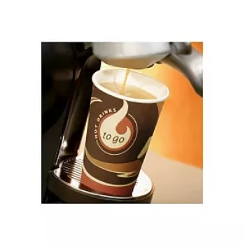 STARPAK PAPSTAR vienkartiniai kavos puodeliai 8 cm 0,3 l rudi