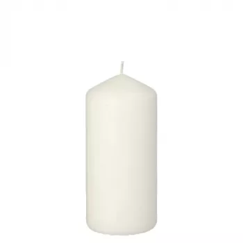 PAPSTAR stulpinė žvakė 13 cm balta