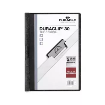 DURABLE Duraclip A4 segtuvas su spaustuku, juodas
