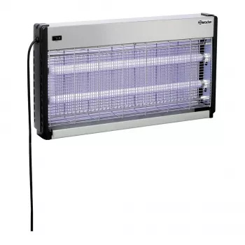 Bartscher IV-65 elektrinis vabzdžių naikintuvas, 2x15 W UV-A lempos, 150 m² aprėptis, 2500 V tinklelis, montuojamas ant sienos / pastatomas, aliuminis / plastikas