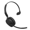 Jabra Evolve3 65 Mono Link 390a belaidė Bluetooth ausinė su USB-A adapteriu - Microsoft Teams sertifikuota, triukšmą slopinantis mikrofonas, 35 val. pokalbių laikas
