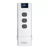 MOES YK2169 ZigBee 3.0 belaidis scenų jungiklis, 4 mygtukai, 12 scenų, maitinamas baterija, baltas