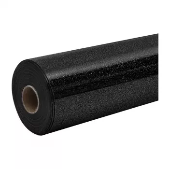 HTVRONT blizgiosios termotransferinės plėvelės ritinys, 30,5 cm x 90 cm (juoda)