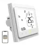 MOES BHT-002 Wi-Fi LCD išmanusis vandens šildymo termostatas, jutiklinis ekranas, valdymas programėle ir balsu, baltas