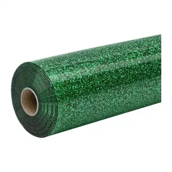 HTVRONT blizgi termo perdavimo plėvelė, 30,5 cm x 90 cm (žalia)