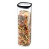 GEFU PANTRY stačiakampė talpa 2,5 L, juoda, permatoma, 1 vnt.