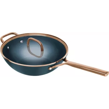 ZWILLING MILANO Wok su dangčiu 30 cm mėlynas