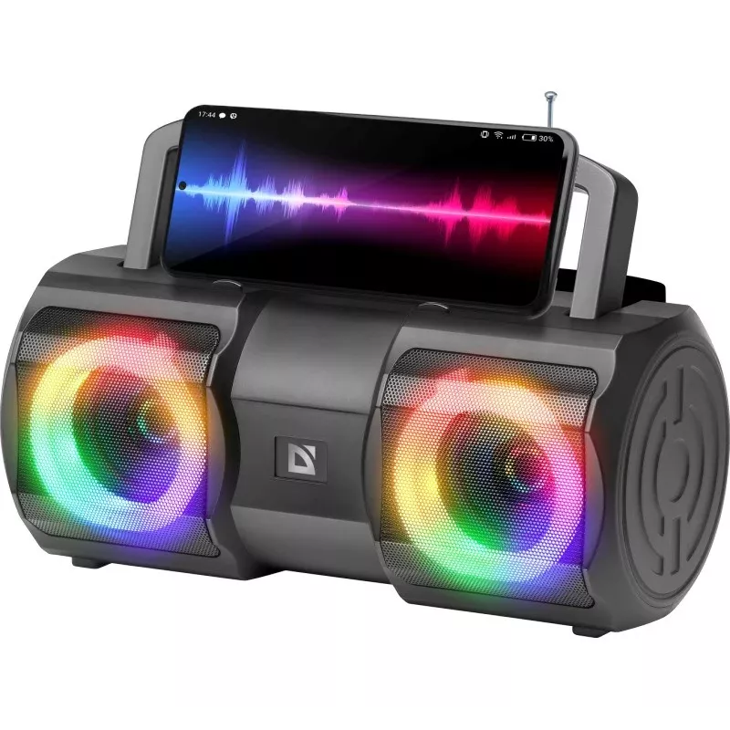 Defender BeatBox 20 Bluetooth kolonėlė 20W su apšvietimu, mikrofonu, FM, USB, TF